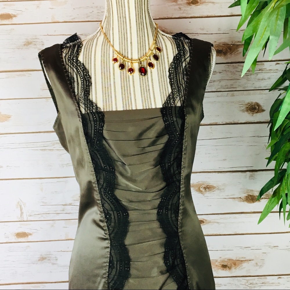 πHPπRoberto Cavalli Lace Silk Dress Size 44 - Picture 5 of 12